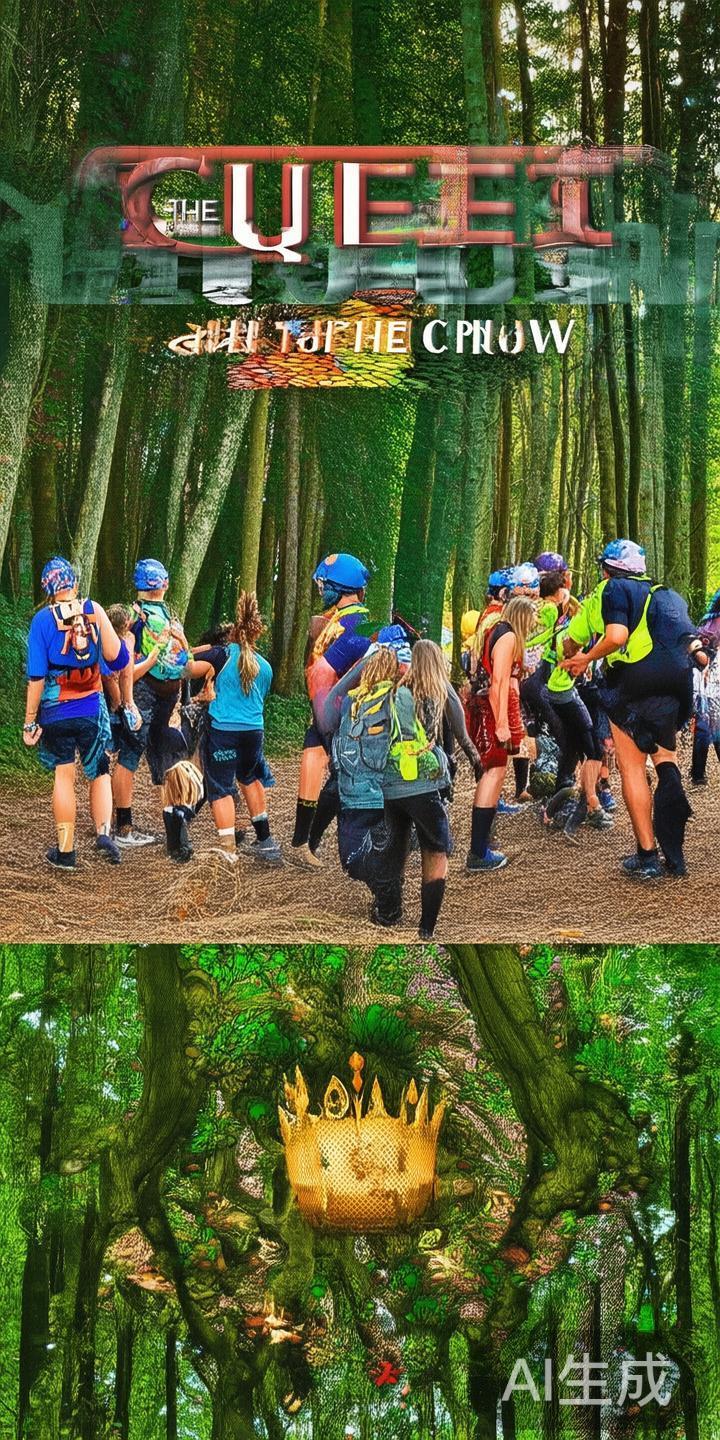 “寻皇冠记”是一项融合了户外运动、团队竞技与智力挑